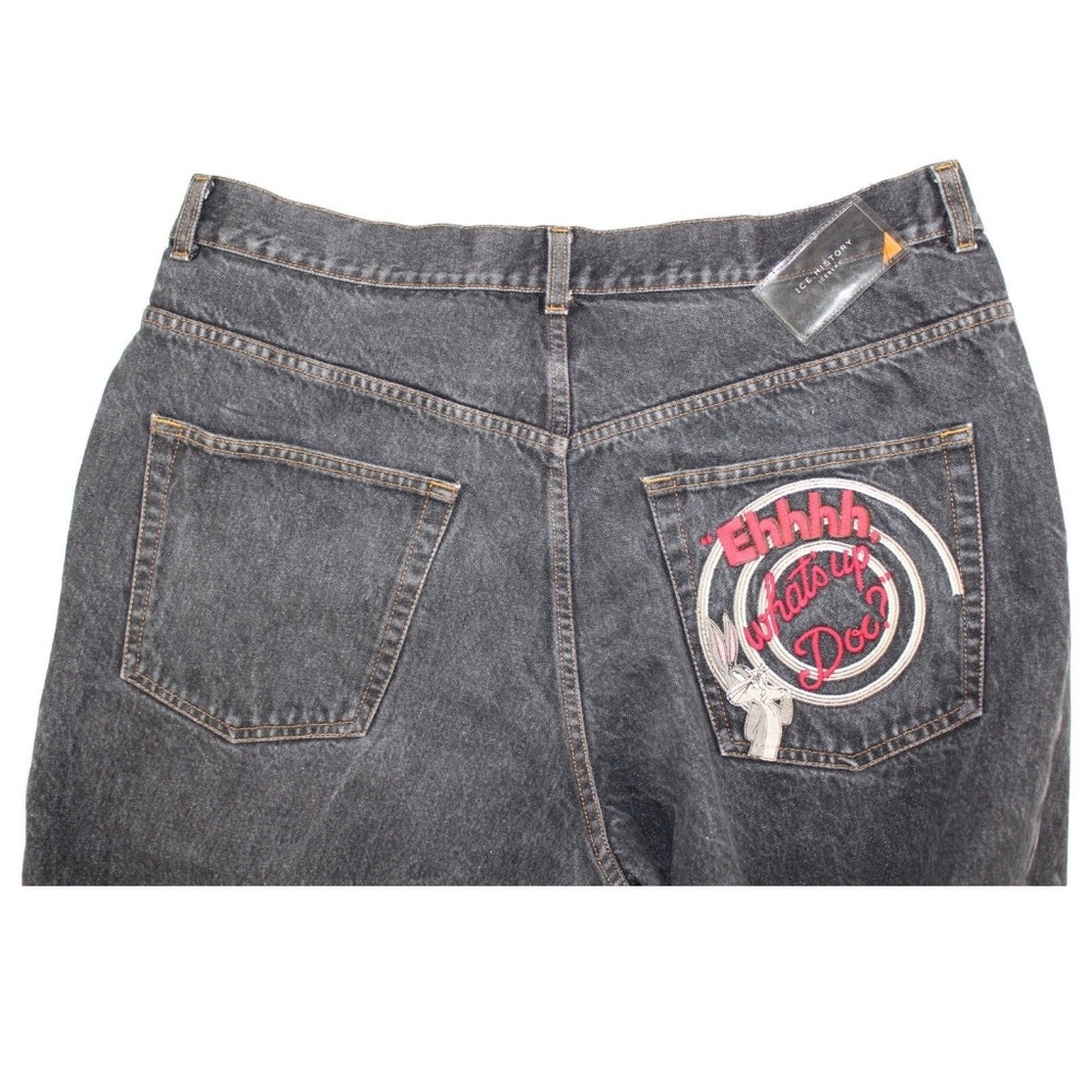 Vintage 90s Iceberg Mens Bugs Bunny Denim Jeans